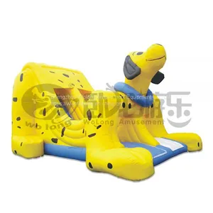 Funny Backyard Inflatable Dry Slide Game for Kids Cheap Double Lane Inflatable Slide thumbnail-1