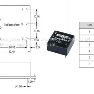 20W 1.5KVDC Wide Voltage Input DC/DC Converters thumbnail-2