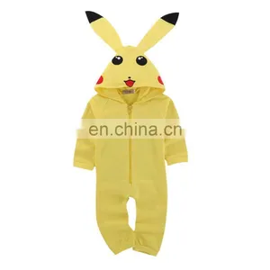 Girl Boy Rompers One-Piece Garment Yellow Winter Baby Romper thumbnail-1