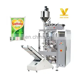 Sachet For Palm Cooking Oil Bagging Sauce Portable Packaging Filling And Measures In Grams Doypack Liquid Packing Machine thumbnail-1