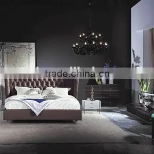 European Style Luxury Leather Bed/soft Bed thumbnail-4