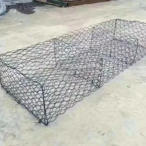 High Quality Galvanized Gabion Cage Stone Basket Zinc Coated Gabion Box Wire Mesh thumbnail-2