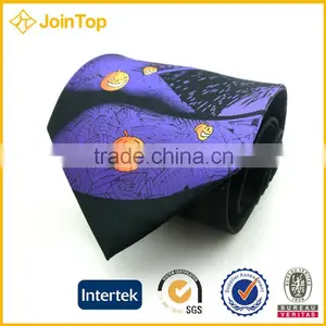 2016 Newly Design Cute Funny Printing Cartoon Child Microfibre Necktie thumbnail-4