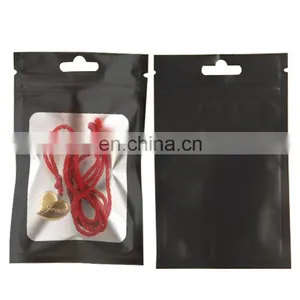 Biodegradable Resealable Clear Window Laminated Plastic Bag With Zipper Aluminium Foil Food Packaging Zip Lock Stand up Pouches thumbnail-3