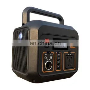 Wilderness Survival 200W 400W 500W 110V 220V Camping Portable Power Station Solar Wind Power Bank thumbnail-1