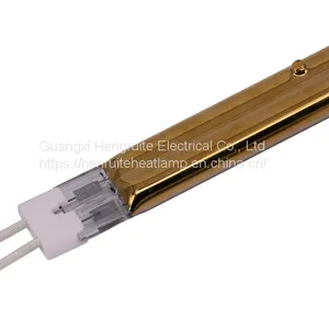 240v 3400w Glass Material Twin Shortwave Infrared Halogen Heaters Emitter thumbnail-3