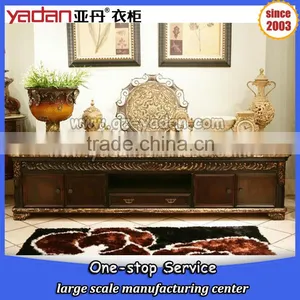 Living Room Cabinet Hand Painted Antique Furniture tv Table, tv Desk Stand Designs 2016 Quality Choice thumbnail-3