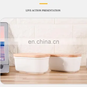 High Quality Japanese Style White Kids Plastic Lunch Box Fresh-keeping Bowl Food Container thumbnail-5