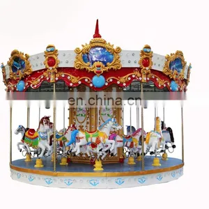 Amusement Children Games Carousel Electric Carousel for Kids for Sale thumbnail-4