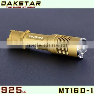 DAKSTAR MT16D-1 XML T6 925LM 18650 Over-discharge Protection Bicycle Rechargeable Tactical Best Outdoor LED Flashlight CREE thumbnail-1