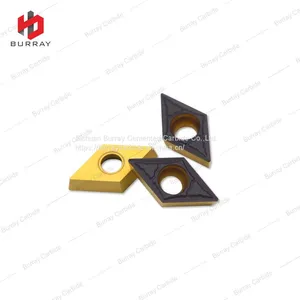 DCMT11T304-PM Carbide Turning Insert With Bi-color CVD Coating for Steel thumbnail-1
