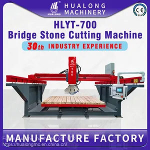 Automatically Premium PLC Machinery Monoblock Bridge Stone Saw Machine for Granite Marble Quartz Tile Slab Cutting Dekton thumbnail-1