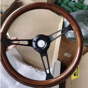 Wooden Material Steering Wheel 15'' ø380mm With Good Quality thumbnail-2