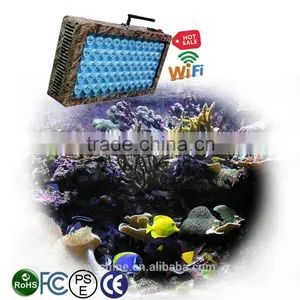 120W Aquaponics Dimmable Coral Reef Sunrise Aquarium Tank Full Spectrum Led 6500k Lighting WiFi Par38 Led Aquarium Light thumbnail-1