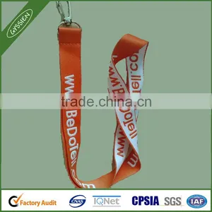 China Wholesale for Many Years Design Logo Eco Friendly Jacquard Lanyard thumbnail-1