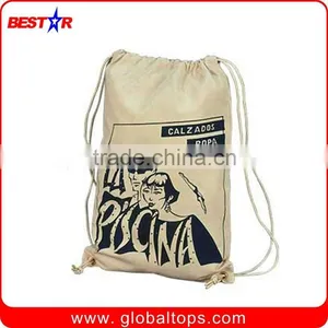 Customized Popular Cotton Nylon Drawstring Bag thumbnail-1