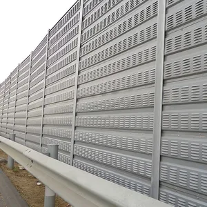 Acrylic Sheet Sound Barrier Galvanized Steel Sound Barrier Fence 500x2000x80mm Highway Soundproofing Manufacturer PVC Material thumbnail-4