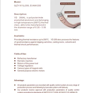 China Factory Price Enameled Aluminum Wire Awg5 to Awg32 Enameled Aluminum Round Wire thumbnail-3