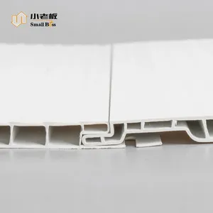 12'' Easy and Quick Installation PVC Wall Panel White Black Interlocking for Commercial Use thumbnail-3
