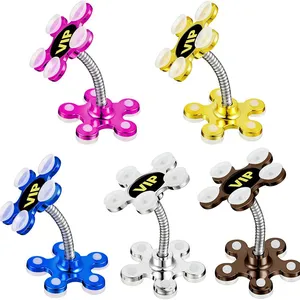 Double-Sided Flower Suction Cup Phone Holder Flexible Magic Stand thumbnail-1