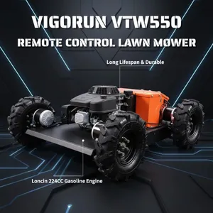Vigorun Tech Self Driving Grass Cutter Compact & Portable Grass Cutting Machine Remote Lawn Mower Equipment thumbnail-1