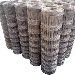 Farm Field Cattle Fence High Tensile Hinge Joint Fixed Knot Galvanized Sheep Farm Field Deer Cattle Mesh Fence thumbnail-1
