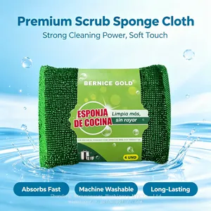 Premium Kitchen Cleaning Sponges Colorful Non-Scratch Dish Sponges With Long Lifespan thumbnail-1