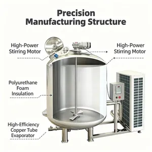 Vertical Milk Cooling Tank thumbnail-2