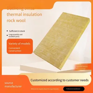 National Standard Rock Wool Board for Building Sound Insulation, High Density Rock Wool Insulation Board, Hydrophobic and Moisture-proof, Wholesale Available, Jin sa thumbnail-1