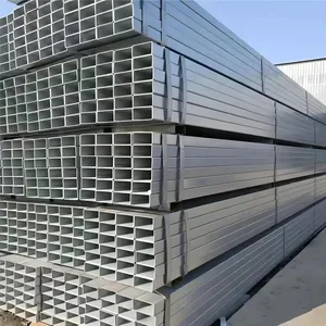 China Manufacturer High Anti-Rust Galvanized Square Pipe Hot Dipped Galvanized Rectangular Tube With Enough Inventory thumbnail-4