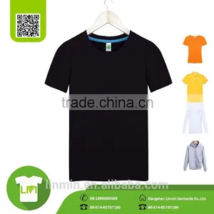 Fashion Cotton Large Size Cheap Men t Shirt, Black O-neck Dry Fit t Shirt Quality Choice thumbnail-1