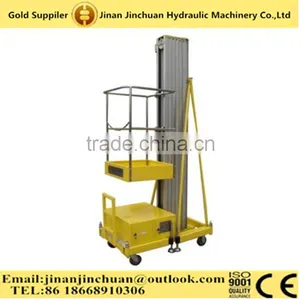 Hydraulic One Mast Aluminum Alloy Lift Platform/single Column Aluminum Alloy Lift Platform thumbnail-4
