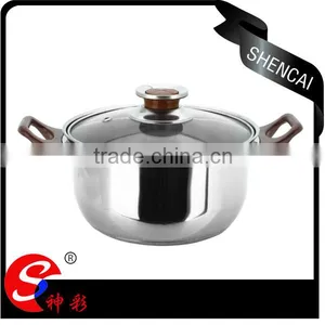 Capsule Bottom Pots and Pans Mirror And Sand Polish For Stainless Steel 8 Piece Cookwares Set thumbnail-1