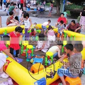 Inflatable Pool 10x10x0.55m PVC Game Pool Inflatable thumbnail-4