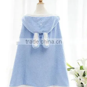 New Style 100% Cotton Hot Sale Cheap Baby Hooded Bath Towel Bathrobe for Children thumbnail-5