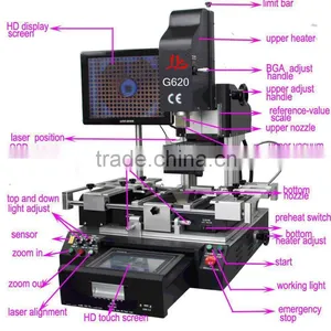 LY G620 BGA Welding Machine With Touch Screen Control, With Automatic Temperature Compensation System thumbnail-2