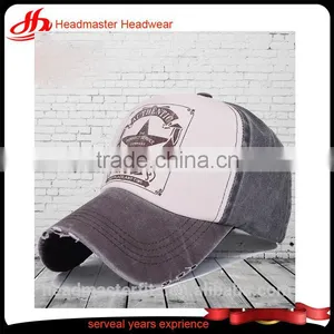 Wholesales Custom Cotton Distressed Washed Baseball Cap thumbnail-4