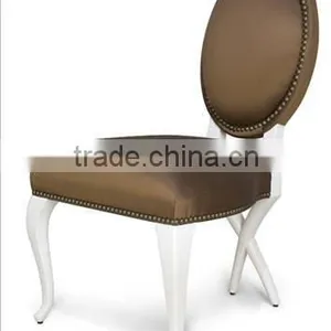 Foshan European Design Full Grain Leather Victorian Chair for Living Room Sofa thumbnail-1