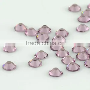 Factory Sale Non Hotfix Crystals Light Amethyst Colour Flat Back Non Hotfix Crystal Strass for Dress thumbnail-2