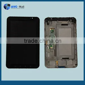 LCD and Touch Assembly With Frame Samsung Galaxy Tab P1000 Black thumbnail-1