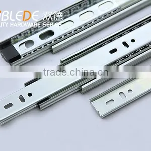 45mm 3 Fold Ball Bearing Undermount Drawer Slide thumbnail-2