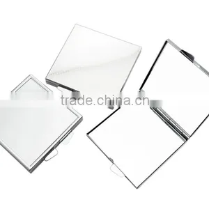 Square Shape Aluminum Pocket Mirror thumbnail-1