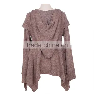 Downy Lined Girls Hood Coats Designs Dress/female Apparel Manufacturers thumbnail-2