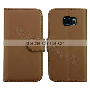 New! Flip PU Wallet Leather Case Cover For Samsung Galaxy S6 Edge Wallet Leather Case thumbnail-5