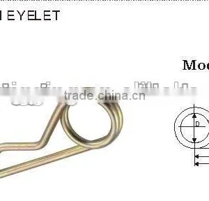 R Type Hair Pin Chain Hook Metal Key Ring Cheap Price thumbnail-4