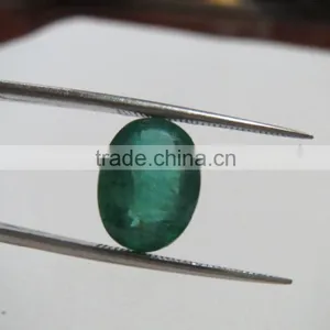 4.10 Carats SUPER Quality Zambian NATURAL UNTREATED Emerald Oval Cut Gemstones thumbnail-5