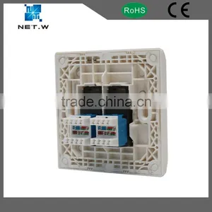FTTh Fiber Optic Face Plate/ABS Plastic Network Faceplate/Fiber Optical Information Faceplate thumbnail-2