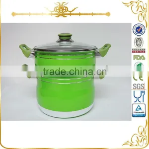3/4/6/8L 2 Layer Aluminum Steamer With Non-stick Coating MSF-6377 thumbnail-1
