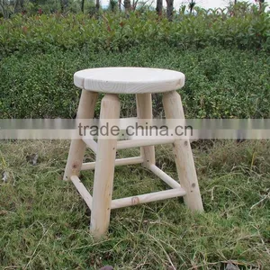Outdoor Wooden Garden Stool thumbnail-1