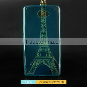 Keno 0.3mm Ultra Thin Clear Rubber Soft TPU Matte Back Cover Case for Infinix Note 2 X600 thumbnail-6